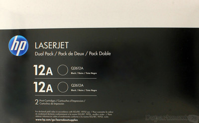 HP LaserJet 12A Black Dual Pack Toner (Q2612D)