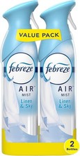 Febreze Air Freshener Spray 8.8oz 2-Pack Linen  Sky Odor Eliminator