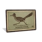 Roadrunner Vintage Sign, Southwest Wall Art, Metal Signs, Animal Signs