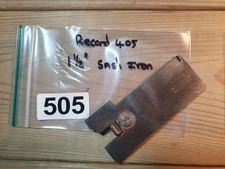 Vintage Record 405 Plane 1 - 1/2" Sash Iron Old Woodworking Hand Tools Carpentry