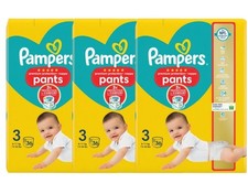 Image of Pampers Premium Protection Pants Size 3, 108 Nappy Pants - 3 Way Protection