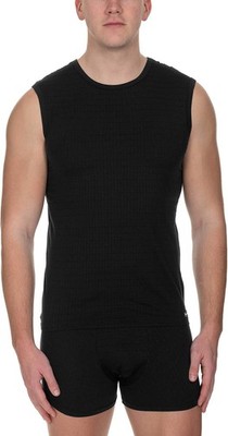 Bruno Banani Herren Tanktop Check Line 2.0 Unterhemd Schwarz Karo 125 X-Large