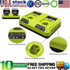 P108 Fast Charger For RYOBI 18V One Plus High Capacity Lithium-ion Battery P102