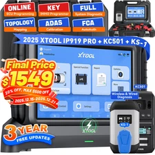 2025 XTOOL IP919 PRO KC501 KS-1 IMMO Key Programmer Auto Diagnostic Tool Scanner