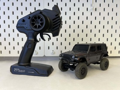 1/24 Kyosho Mini-Z 4x4 Jeep Wrangler Unlimited Rubicon Granite GRAY 32521GM RTR