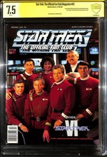 DeForest Kelley Bones Signed Star Trek Fan Club Magazine #83 CBCS 7.5 BAS