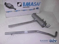Imasaf Auspuffset für Saab 90 2.0 1984-1987 | Mitteltopf+Endrohr