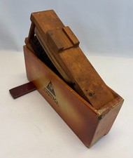 Rare Vintage Topline Shine Stan-Kit Wooden Shoe Shine Valet Box w/ Brushes