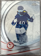 2026 Topps Chrome Olympics Liz Lemiley - USA Skiing #65 base