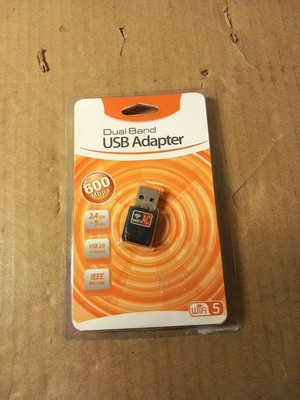 600mbps dual band wireless usb wifi adapter