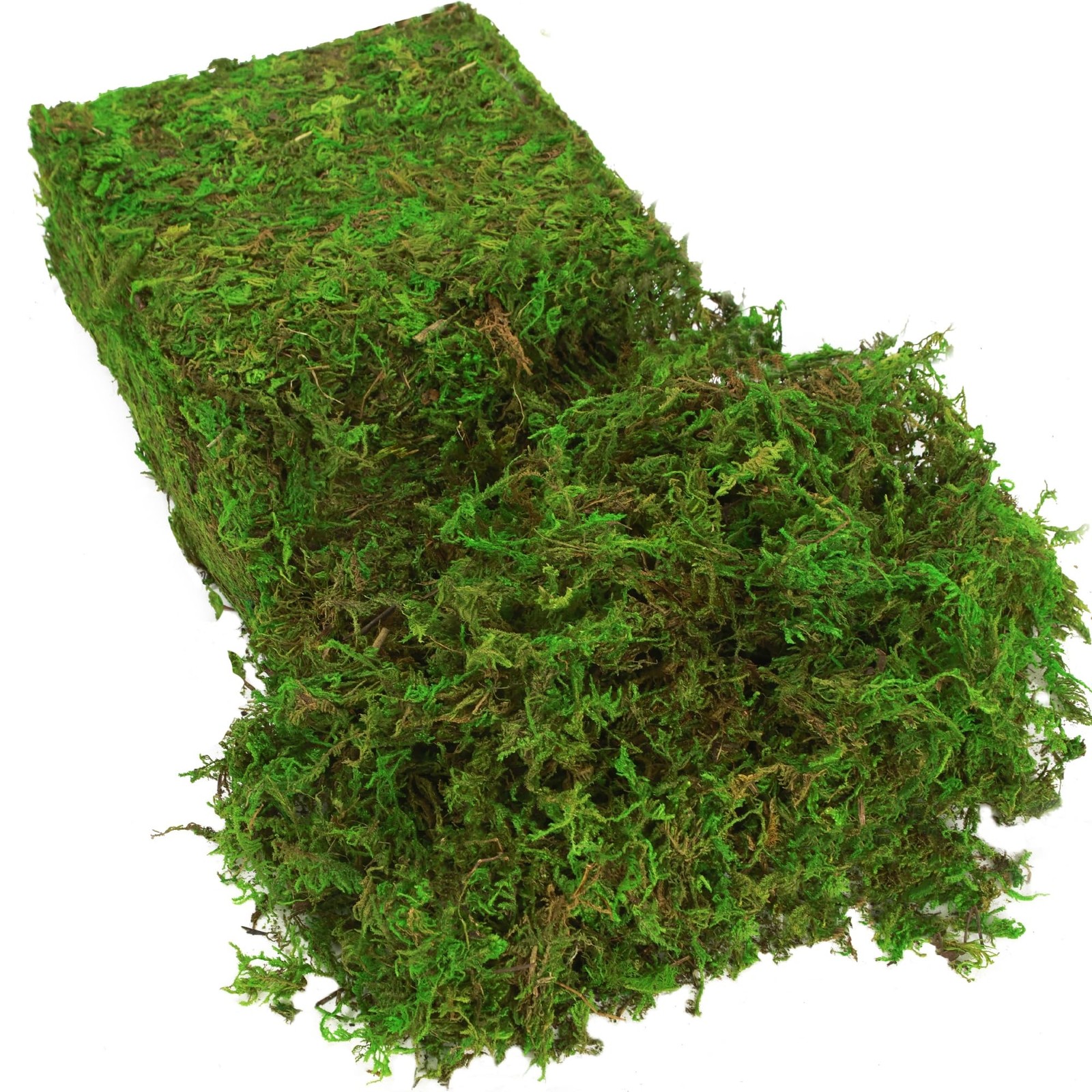 16oz Fake Green Moss for Crafts 1LB Artificial Moss Plants Fairy Garden Decor
