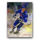 Peter Stastny Art Card Limited 11/50 Edward Vela Signed (Quebec Nordiques)
