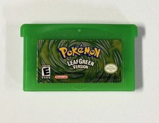 Pokemon Leaf Green Nintendo GBA, 2004  Authentic Save Tested Cartridge Only 