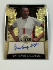 2025 Leaf Metal Women Of Sport Auto Base SuperFractor - Qandace Samuels 1/1