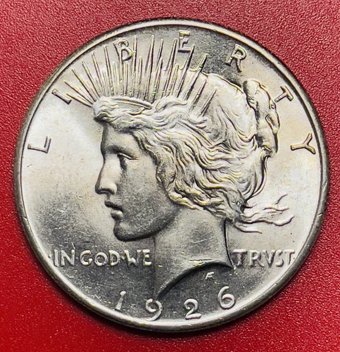 1926 P Peace Silver Dollar, Choice to Gem Uncirculated