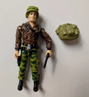 Complete Hasbro GI Joe General Hawk Commander 3.75" Action Figure Vintage 1986