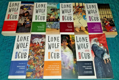 Lone Wolf And Cub Lot Of 7 Koike & Kojima Manga Dark Horse Comics 1-2-5-7-10-13-