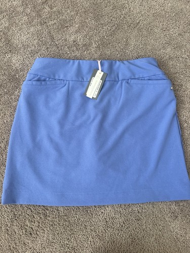 Fairway & Greene Women's Medium Golf Tennis Carrie Skort Cabana Blue 4 Pockets
