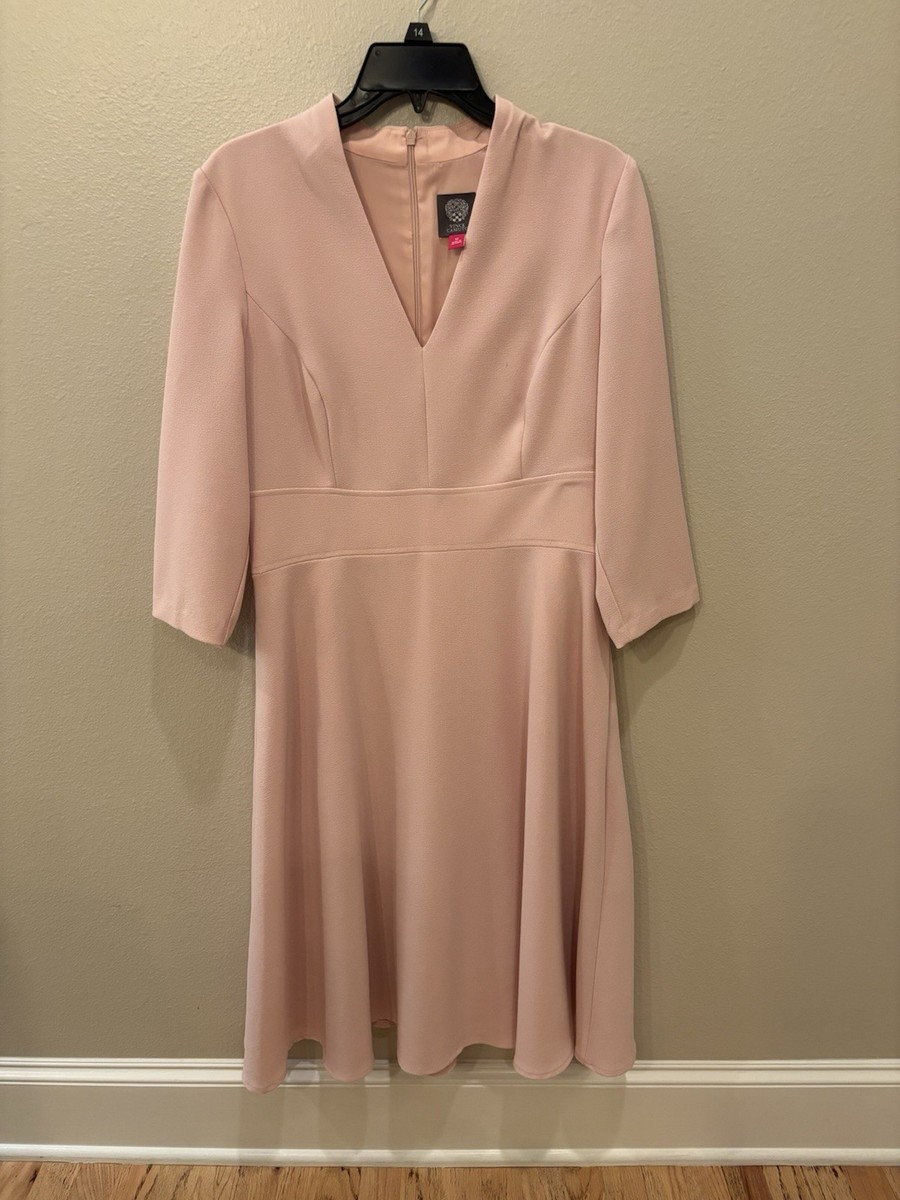 Women’s Vince Camuto Dress NWT - Size 12- Pink/Blush Fully Lined Dress