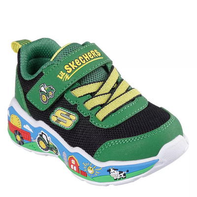 Skechers Kleinkind Turnschuhe Barn Buddies mit John Deere Traktor Design