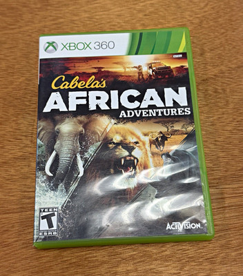 Activision Cabela's African Adventures Xbox 360 Teen / no manual/ tested