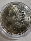 1921 P Morgan Silver Dollar BU - 90% Silver - Shipped In Plastic Holder