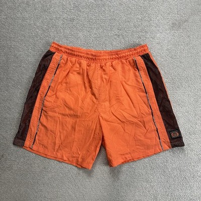 SERGIO TACCHINI Badehose Badeshorts Gr 50 Retro Tennis Shorts Logo 30608 Orange