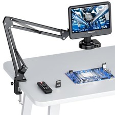 Andonstar AD109 Digital Microscope 10.1" Screen, Boom Arm, 56 LED for Solder