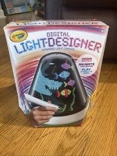 Crayola Digital Light Designer Spinning Light Canvas Toy