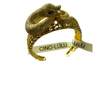 snake Bracelet 14k gold plated