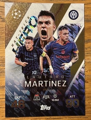 Topps Match Attax Extra 25/26 Hat-Trick Hero #260 Lautaro Martinez Inter Mailand