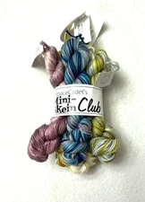 SPACE CADET YARN Mixed Pastel Mini Skein Club - 5 Great mini  - total 100 grams!