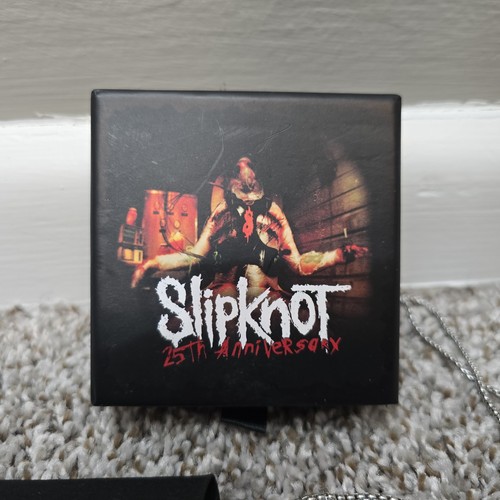 Slipknot 2024 VIP: Dog Tag Necklace In Box 25th Anniversary - Picture 2 of 7