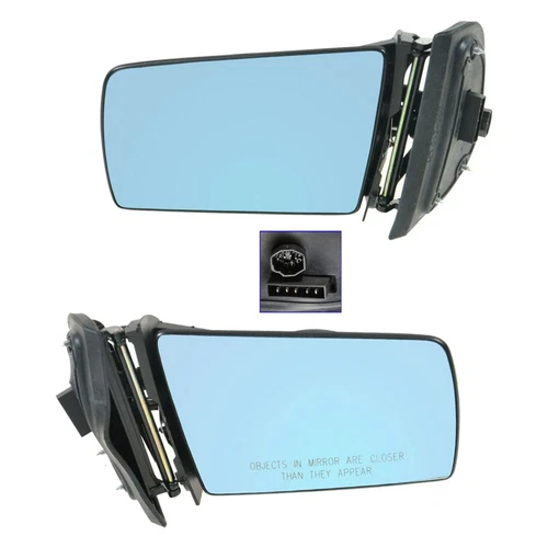 TRQ MRA57430 Power Side View Mirror Set For Mercedes-Benz E320 96-99 LH OR Right