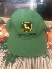 John Deere - Toddler Size Green Elastic Back Logo Baseball Hat