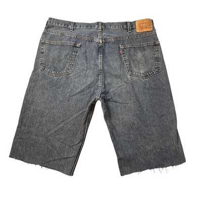 Levi's 550 Jorts Mens 42 Jean Shorts Blue Baggy Cut Off Denim