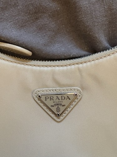 Prada Re-Edition 2005 Re-Nylon Tasche Authentic - Beige - Bild 4 von 9