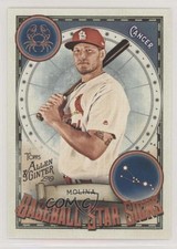 2019 Topps Allen & Ginter Baseball Star Signs Yadier Molina #BSS-44 rh9
