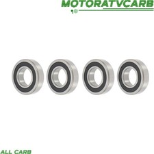 ALL-CARB 4Pcs 62/32-2RS 32mm Inner Dia 65mm OD 17mm Deep Groove Ball Bearing