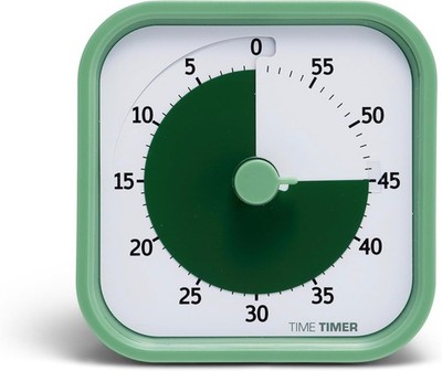 TIME TIMER Home 60-Minute Visual Timer Silent for Homeschool Green