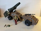 GI JOE Vintage 1988 Mean Dog Vehicle With Wild Card Driver 100% Complete