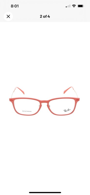 Ray-Ban RB8953 Graphene Pink 56mm Eyeglass Frames R2430