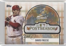 2018 Topps Update MLB Postseason Logo Manufactured David Freese Patch 14zh