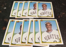 Lot Of (11) BARRY BONDS 1990 Bowman MLB Baseball Cards #181 MINT HOME RUN KING 