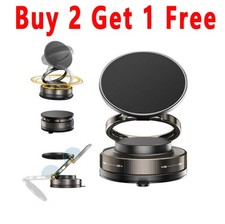 360  Vacuum Magnetic Phone Holder Foldable Stand Mount for Car Gym Strong Magnet
