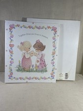 Hallmark Photo Album Precious Moments Style Two Girls Tea Party 12x12 Gift 006