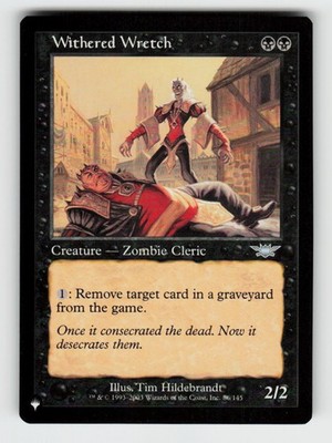 Withered Wretch 86/145 Uncommon The List Reprints Magic: The Gathering Near Mint