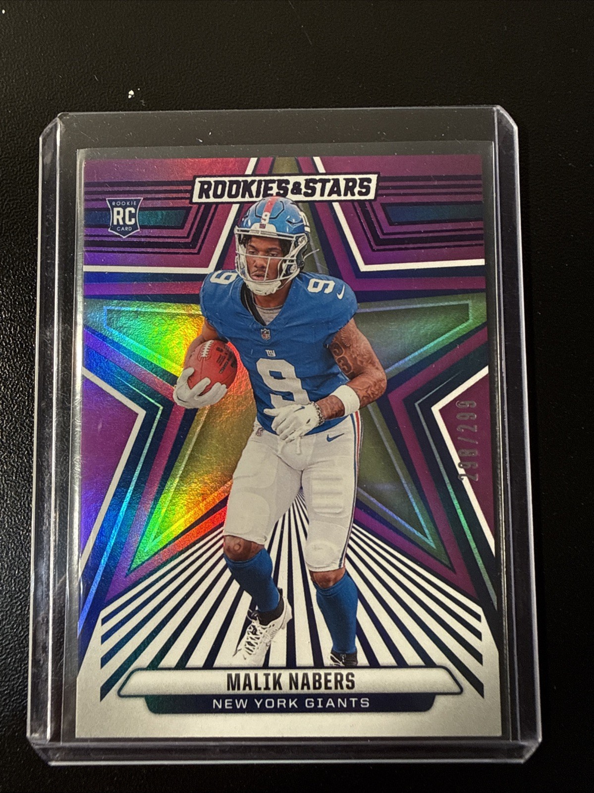 2024 Panini Rookies & Stars #171 Malik Nabers Purple #/299