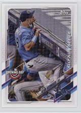 2021 Topps Opening Day Dugout Peeks Kevin Kiermaier #DP-19 06bg