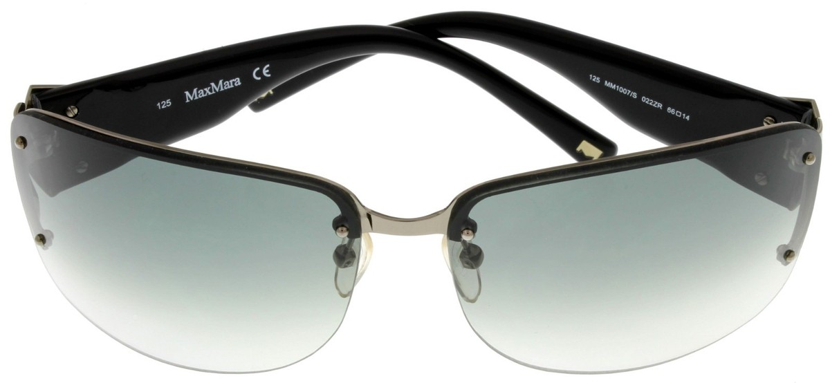 New MaxMara Shiny Dark Ruthenium Max Mara 2025 Eyewear Collection | EyeOns.com main image 2